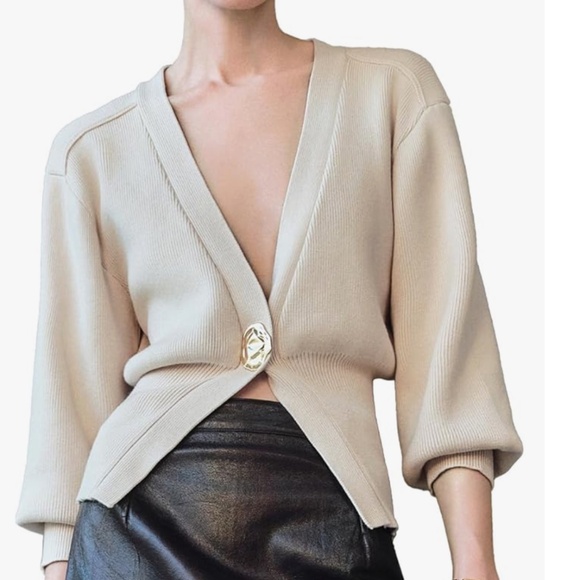 Urban Revivo Sweaters - Urban Revivo One Button Cardigan Size Small